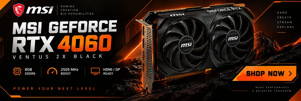MSI GeForce RTX 4060 Ventus 2X Black 8G OC — Shop on Amazon